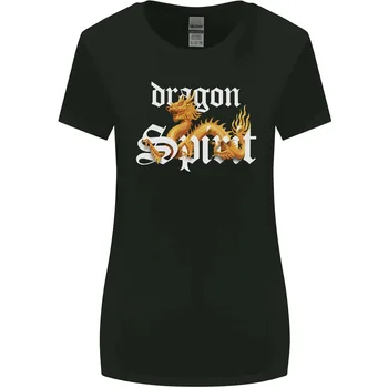 Dragon Duha, Domišljije Ženska Širše Cut T-Majica z dolgimi rokavi