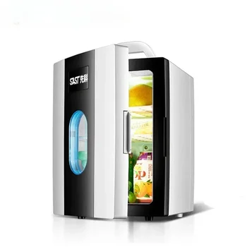 Mala 10 L mini avto hladilnik za hlajenje študentskih spalnico kozmetični hladilnik avto dom dvojno rabo