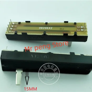 2pcs za ALFA 73MM za Tenlong 405 Mešalnik Zatemnitev dvojno Potenciometer OB20K ročaj 15MMD notranje pin