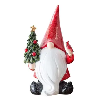 Smešno Vrt Gnomes Vrt Gnome Smolo Imajo Božično Drevo Proti Vremenskim Vplivom Na Prostem, Božični Okraski Dekorativni Božič Gnome