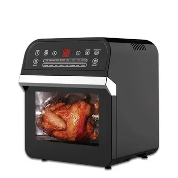 16-v-1 Točilne Pečica za Kuhanje Orodja 12L 1600W Globoko Fryer Pečica, opekač za kruh Rotisserie Dehydrator LED Zaslon Digitalni Zaslon na Dotik