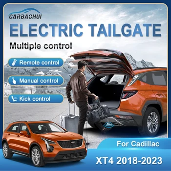 Avto Električna vrata prtljažnika Dvignite Avto Avtomatski Dvižni Električni Trunk Pogon Kick Senzor Zadnja Vrata Power Kit Za Cadillac XT4 2018-2023