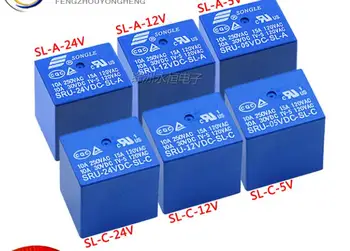 Moč releji SRU - 05 12 24 VDC-SL-C 5V 12V 24 VDC-SLA 15A T70 4PIN/5PIN