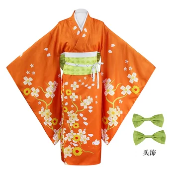 Novo Bullet Na Zlom Cos Kostum Nishiyama Rijiko Cosplay Kostum Japonski Kimono Uspešnosti Kostum Uspešnosti Kostum