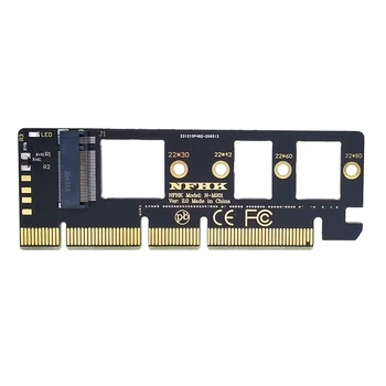 2X Širitev Kartico M. 2 NVME SSD Za PCIE 3.0 X16/X8/X4 Namizje SSD vmesniško Kartico Podporo 2230 2242 2260 2280 Velikost SSD