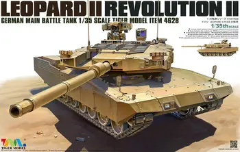 Tiger Model 4628 1/35 Obsega nemški Glavni Bojni Tank Leopard II Revolucija II Tank Model komplet