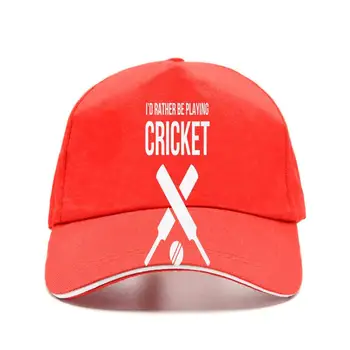 2022 Novo vrnitev žoge, Moške, 100 % Bombaž Baseball Caps za Moške jaz BI Raje igrali Kriket po Meri Bill Klobuk Tiskanje