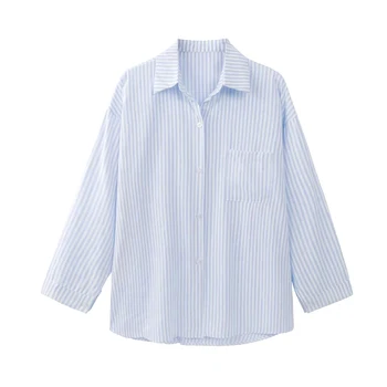 NIGO Modro Črtasto Long Sleeve Majica #nigo94918