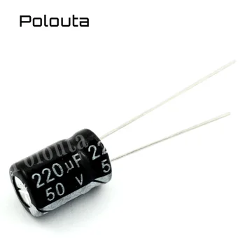 20 Kos/veliko Polouta Neposredno Plug Aluminija Elektrolizo Kondenzator Komponente 2. 2UF 3. 3UF 4.7 UF 400/250V Platinum Kondenzator Kit