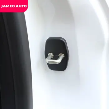 Jameo Auto 4Pcs/Set ABS Avto Zaklepanje Vrat zaščitni Pokrov Vrata Ključavnice, Prevleke za Peugeot 208 2008 2012 - 2020 Pribor