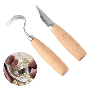 Trajno Whittling Iz Nerjavečega Železa Lesnoobdelovalnih Lesa Carving Nož Čip Carving Nož Dleto