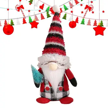 Božič Polnjene Gnome Srečen Gnome Lutka Za Božično Vzdušje Notranja Zunanja Decors Za Dnevno Sobo, Spalnica Vrt Entryway