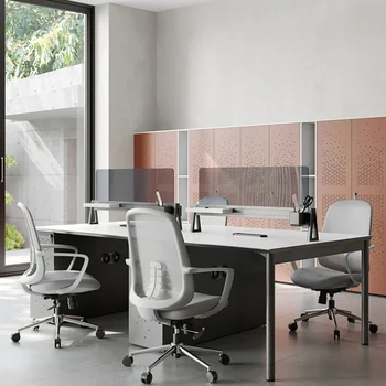 Urad za mizo in stol kombinacija minimalistične modern pisarniško pohištvo 4/6 dvojno osebje desk office zaslon delovne postaje