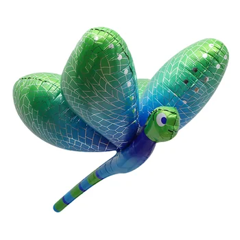 Barvita 3D Dragonfly Metulj Balon Gradient Otrok Rojstni dan Igrača Doma Vrt, ki Plujejo pod Žuželke Zraka Globos Postavitev