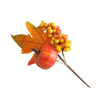 Simulirani Maple Leaf Bučna Umetno Jagode Izbor za Namizni Centerpiece Padec