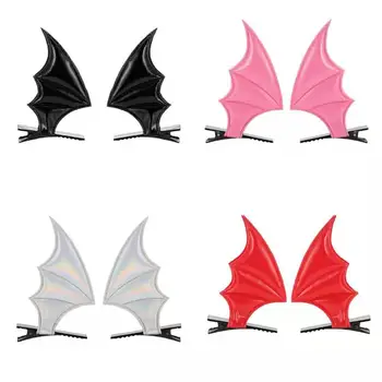 Hudič Lase Posnetek Bat Wing Barrette Za Halloween Stranka Nositi Ostra Cosplay Rekviziti Temo Kreativne Fotografije, Prop Kostum