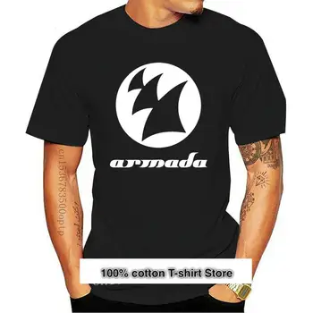 Camiseta negra par hombre, camisa con Logotip de Armin van Buuren, par DJ, talla S-XXL, novedad de 2021