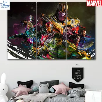 Marvel Junakov Povzetek Avengers Wall Decor Art 5 Kos Platno, Tisk Slikarstvo Razmnoževanje za Teen Soba Dekoracijo Otrok Darilo