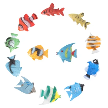 Zerodeko Tropskih Rib Igrače Pastic Morskih Bitij Figurice Niz Izobraževalnih Učenje Ocean Živali Številke Tematskih Stranko