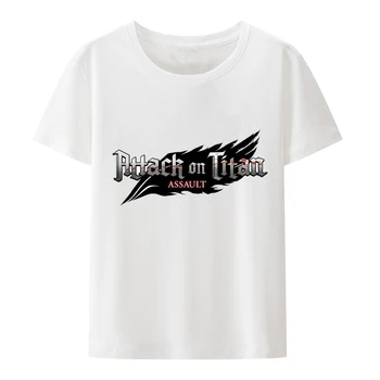 Napad na Titan Shingeki T Shirt Harajuku FunnyT Rokavi Moški Risanka Tshirt Unisex Vrhovi T-shirt