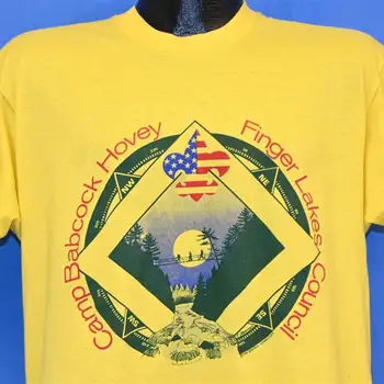 90. letih Boy Skavtov Amerike BSA Tabor Babcock Hovey Prst Jezer Sveta 1991 majica Velike