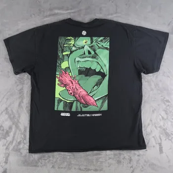 Jujutsu Kaisen Mens Itadori Jedo Prst Graphic T-Shirt Velikost 2XL XXL, Črna