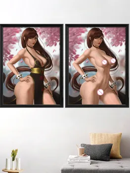Chun Li Porednež Ne sanja, Zajček Dekle Senpai Anime Sexy Gola Punca Igra League of Legends Art-Poster Tiskanje Dekoracijo Sten