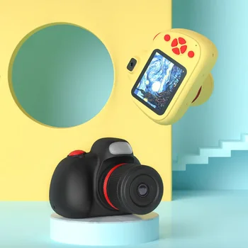 Otroci Digitalna Kamera Mini DSLR Kamera Igrača Za Otroke, otroška Fotografija, Video pa 2,4-palčni Zaslon Izobraževalne Fotoaparat Baby Darilo za Rojstni dan