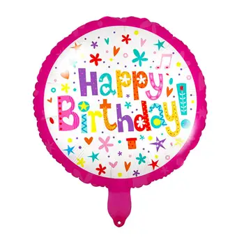Zložljivi Birthday Balon Premium 18-palčna Happy Birthday Balon Komplet Idealno za Otroške Tuši Stranke Poroke Neprepustne Debelejši
