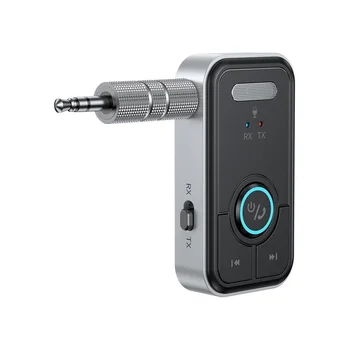 Bluetooth 5.3 Avto AUX Zvočna kartica Sprejemnika, 3.5 mm Jack za Brezžični Oddajnik Zvoka za Avto, TV Zvočniki Slušalke