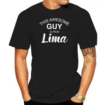 Tiskanje Lima Peru Tshirt Moški 100% Bombaža Moške In Ženske T Srajce Krog Vratu Oblačila
