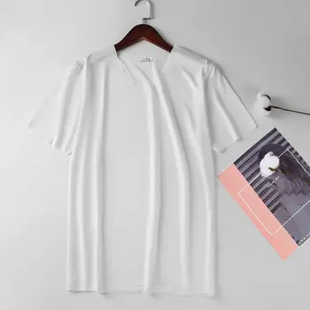 Elegantna Tee Majica M, da 4XL Ulične Plus Velikost Poletje Moških Priložnostne T-shirt Vrh