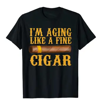 Mens sem Staranja, Kot so Fino Cigaro Ljubimec Smešno Kajenje Za Moški Premium T-Shirt Smešno Študent Majica Skupine Majica Bombaž Priložnostne