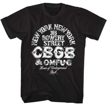 CBGB 315 Bowery St New York moška T Majica Rock Glasbene skupine Turnejo, Koncert Merch