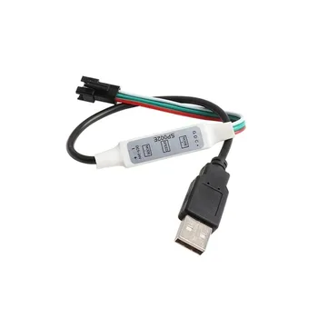 WS2812B WS2811 Krmilnik USB Mini 3 Tipke 4 Tipke Za Slikovnih pik, LED Trakovi Luči SP002E WS2812 Luči LED Trakovi Power Bank TV 5-24V