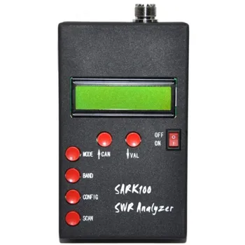 SARK-100 1-60Mhz HF ANT SWR Antene Analyzer Meter SARK100 Za Ham Radio