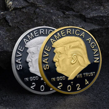 2024 Predsednik ZDA Gold/silver EAGLE Donald Adut Priložnostnih Kovancev Traja Ameriki Nazaj Izziv Kovanci, trgovina s Spominki, Darilo Za Moške